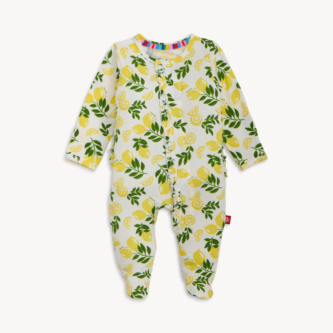 Simply The Zest Modal Magnetic Footie W Ruffle