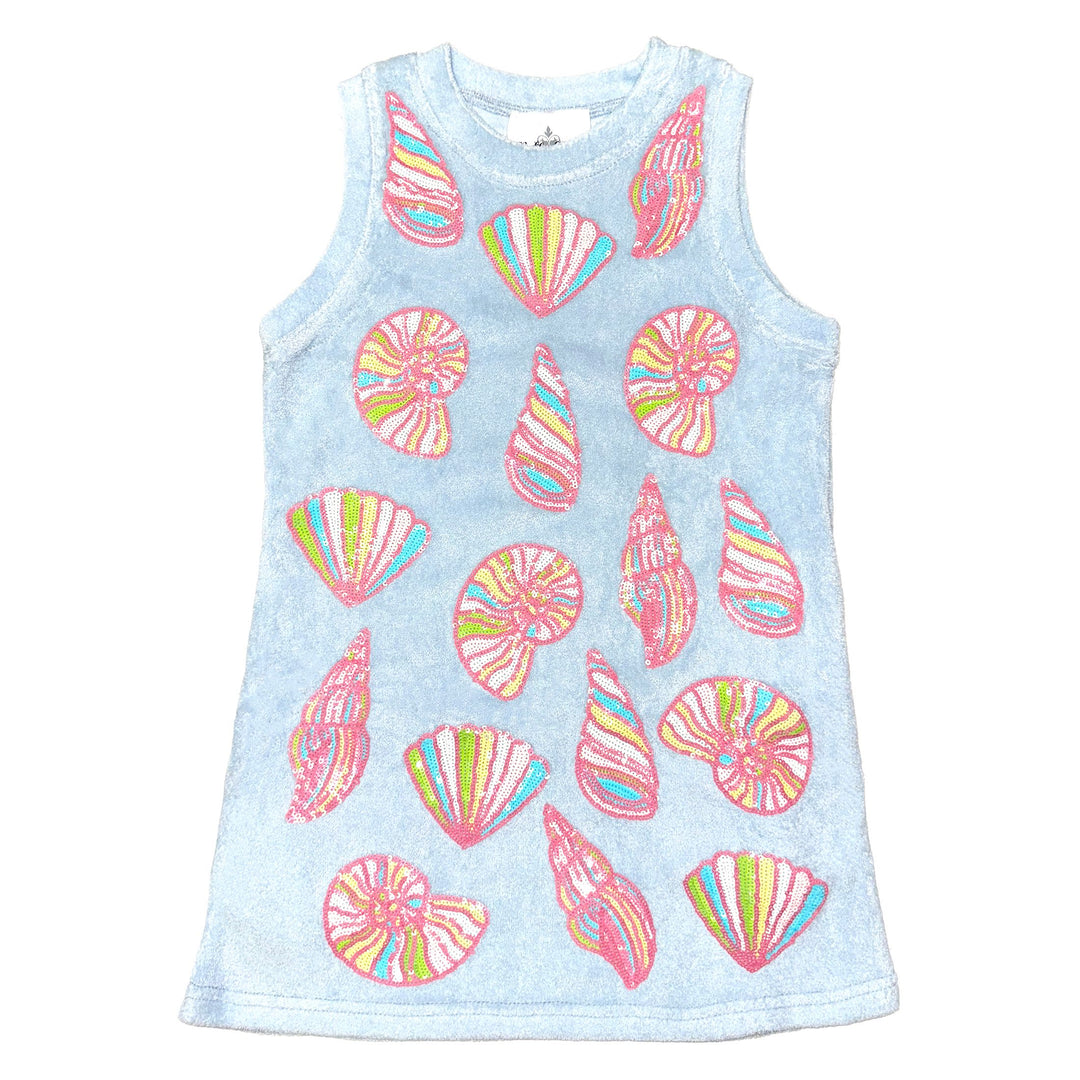 Colorful Shells Terry Dress