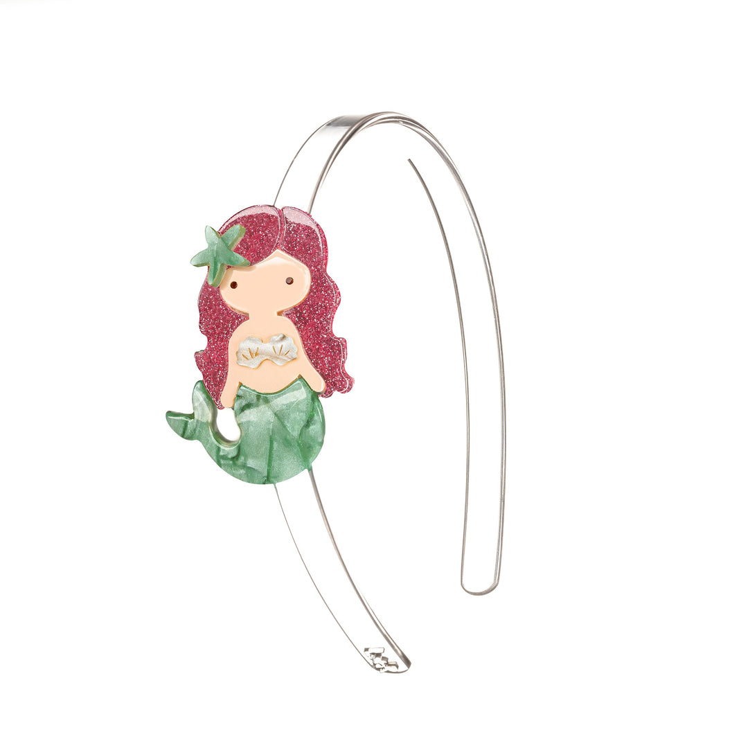 MERMAID LIGHT GREEN PEARLIZED HEADBAND