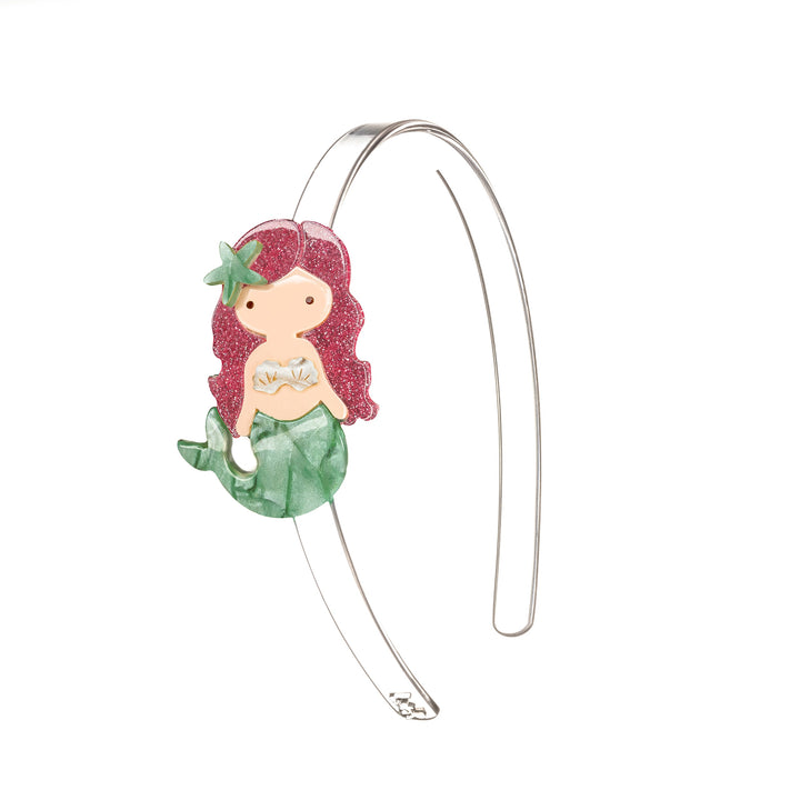 MERMAID LIGHT GREEN PEARLIZED HEADBAND