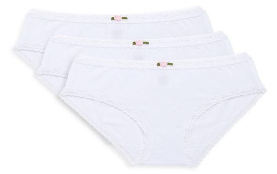 White 3pack panties