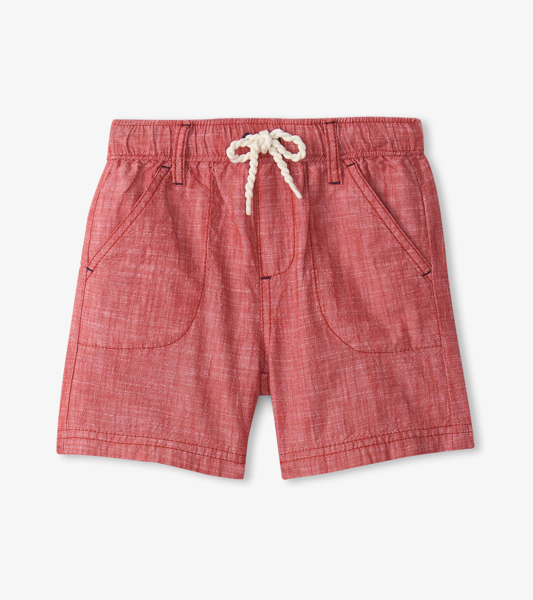 Natuical Chambray Red Short
