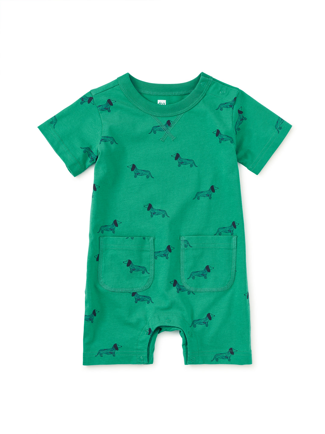 Dachshunds Double Pocket Baby Romper