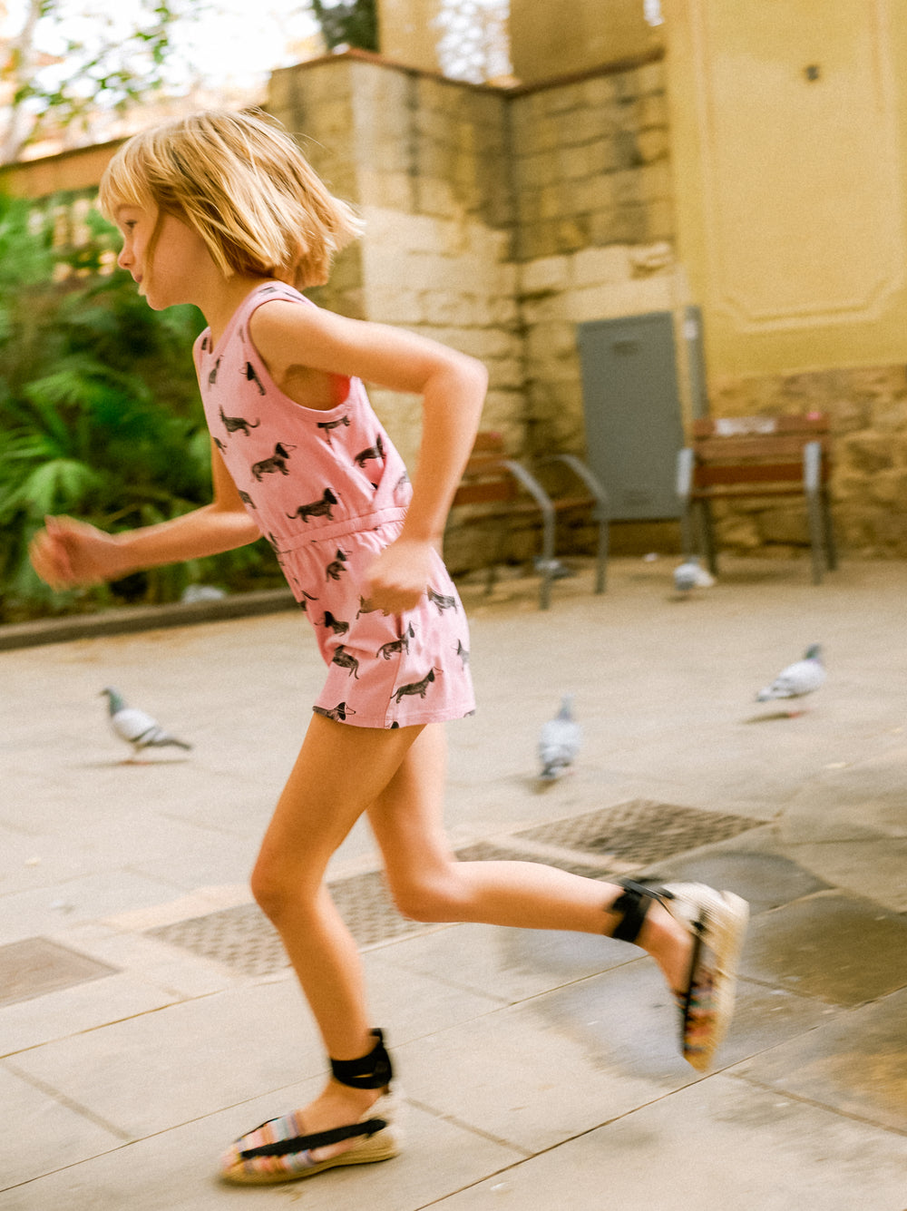 Dachshund Reversible Wrap Romper