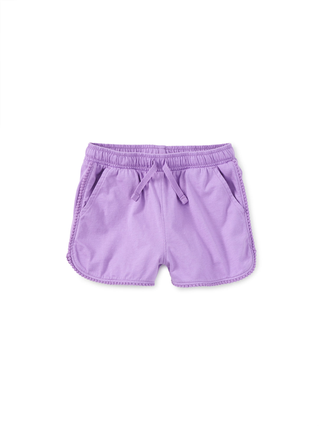 Paisley Purple Pom Pom Short