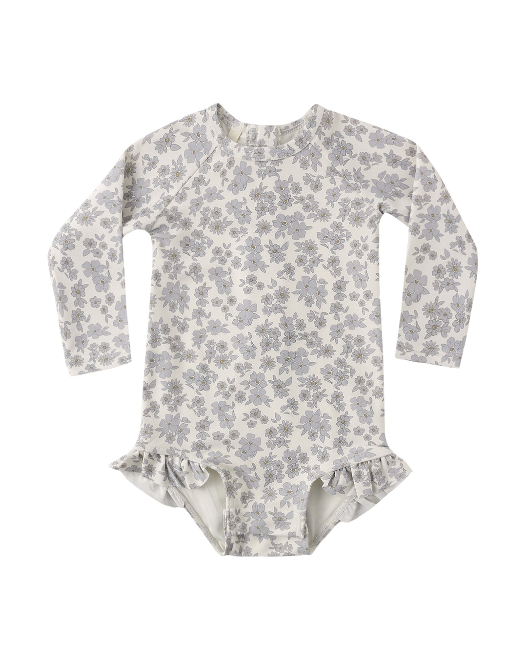 Olivia Rashguard One-Piece Blue Floral