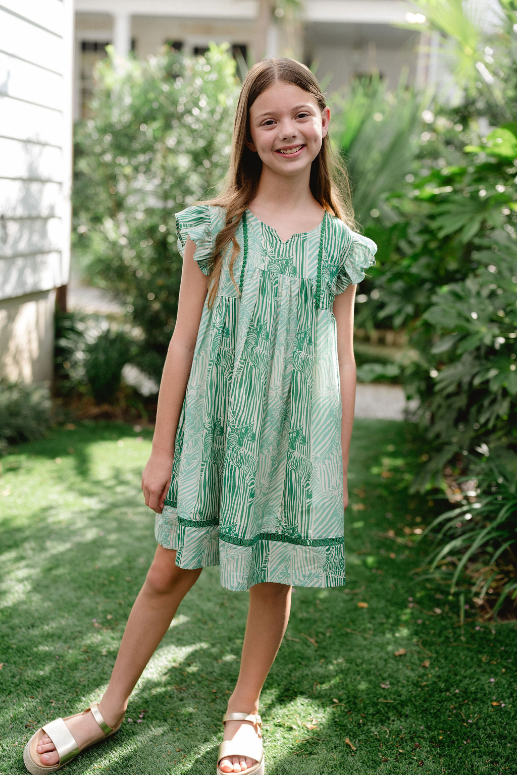 Ellen Dress Summer Green