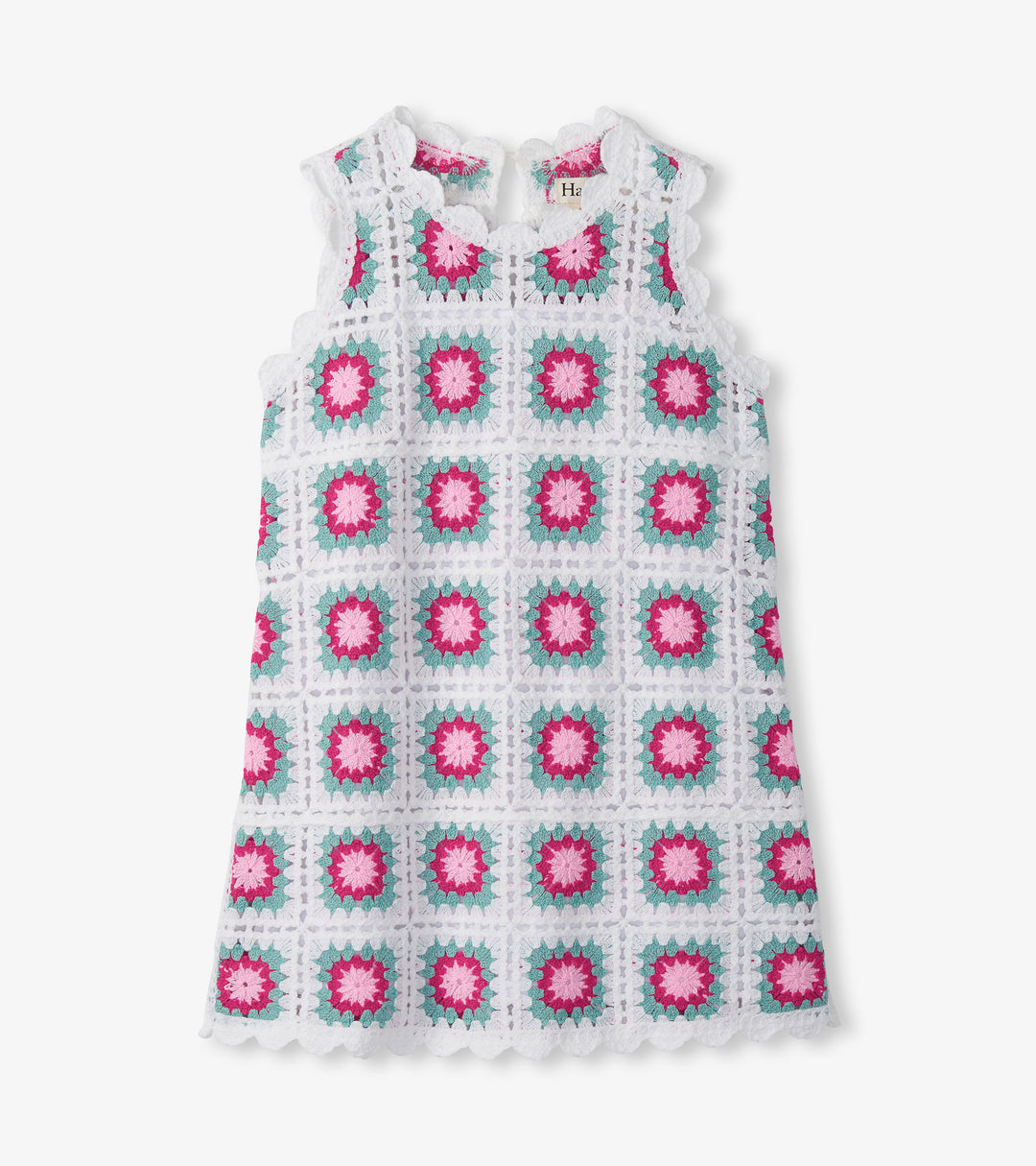 Blue Radiance Sleeveless Crochet Dress