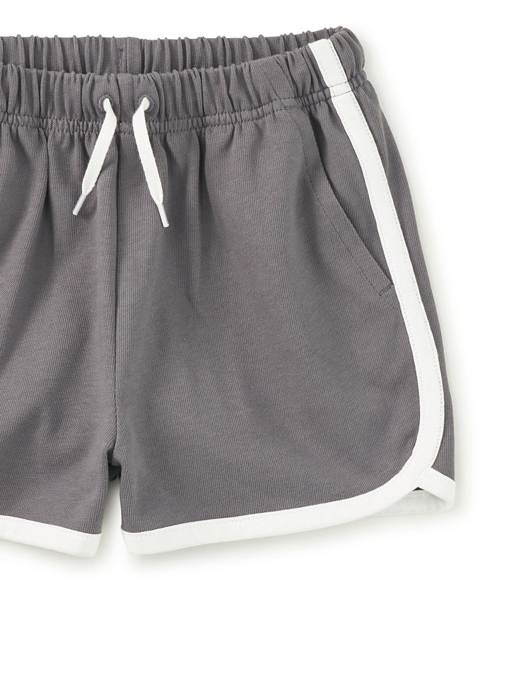 Sporty Ringer Short Thunder