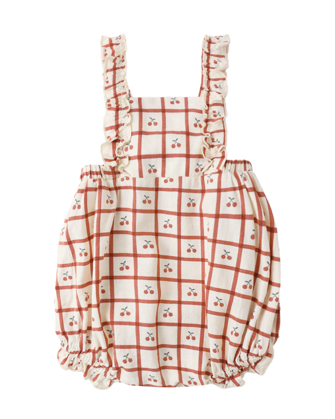 Chiara Romper Cherry Check