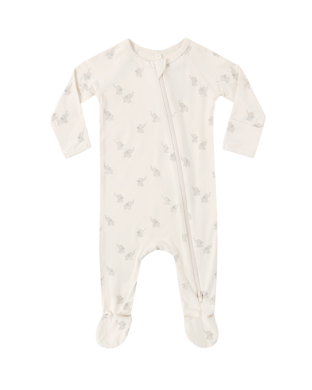 Bamboo Zip Footies Elephants