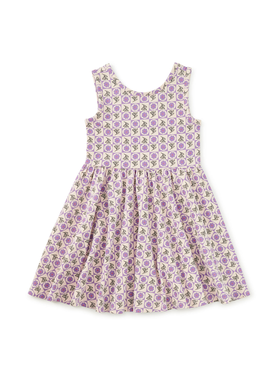 Sleeveless Ballet Dress Tile Floral