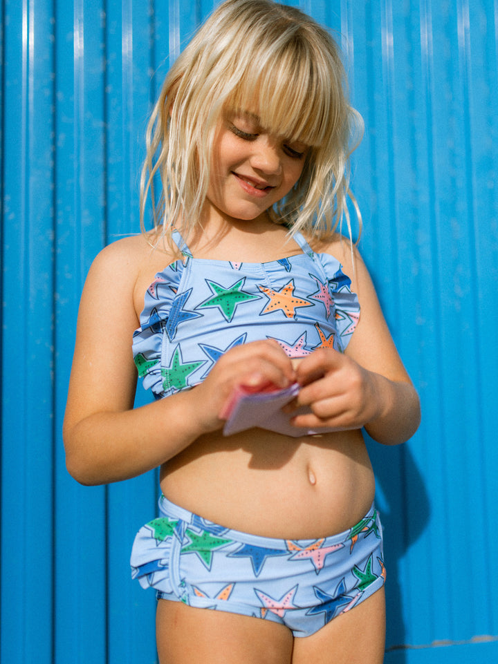 Ruffle Two Piece Swim Set Starfish