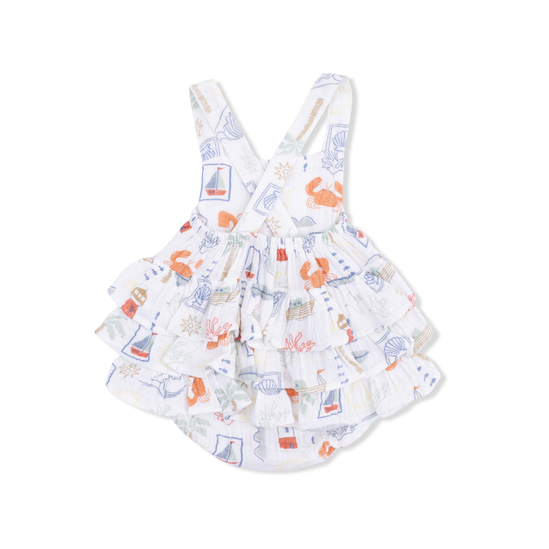 Club Mediterranean Ruffle Sunsuit