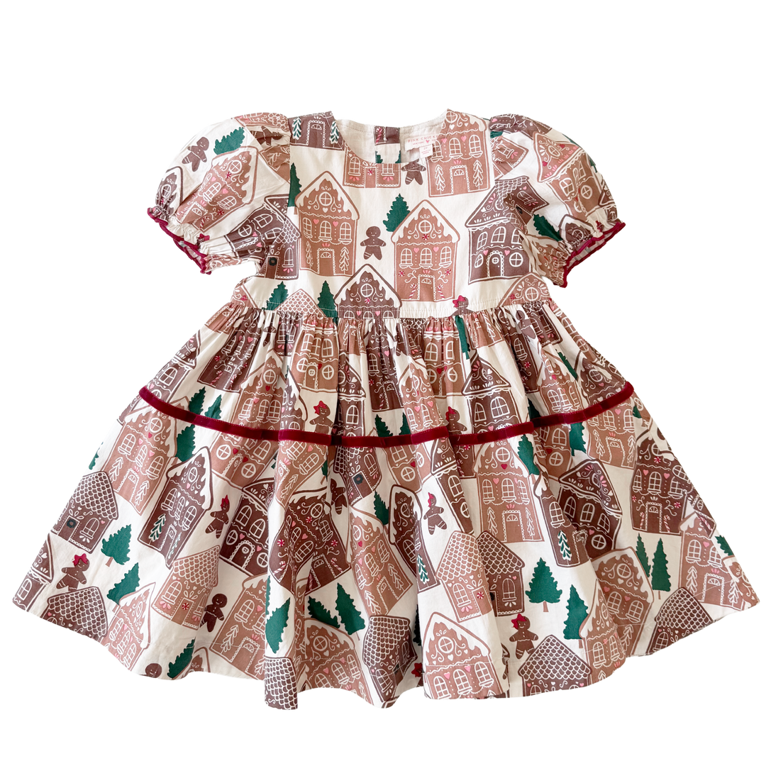 Eliza Dress Gingerbread Houses