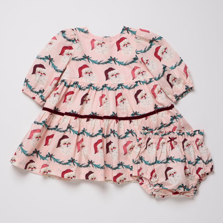 Maribelle Dress Set Santa Garland