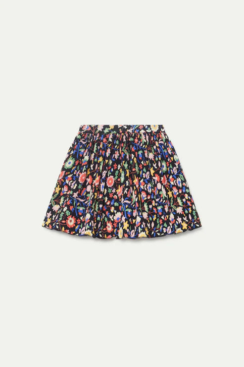 Pleated Floral skirt