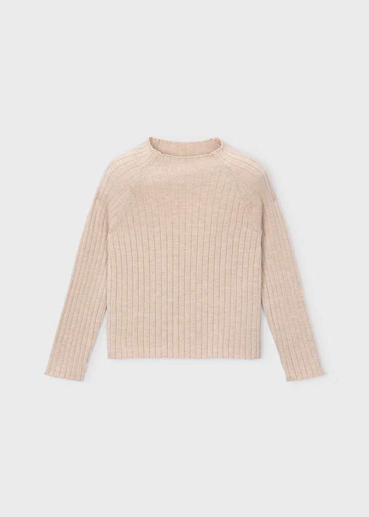 Ribbed Mockneck