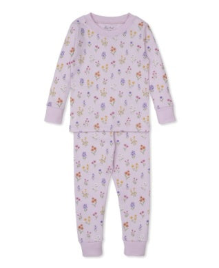 Summer Wildflowers Snug-Fit Printed Pajama Set