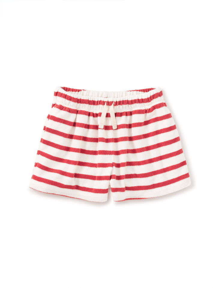 Terrycloth Stripe Short