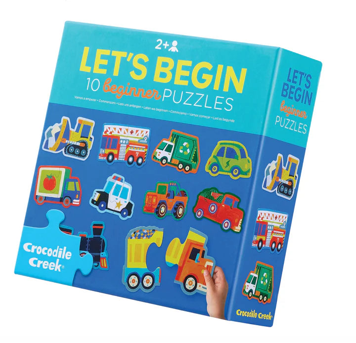 Let's Begin Box Puzzle 2/pc Vehicles