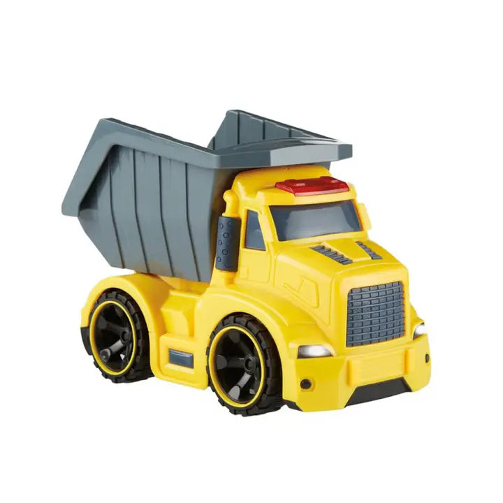 Lights N' Sounds Dump Truck, Friction Powered, Preschool Toy