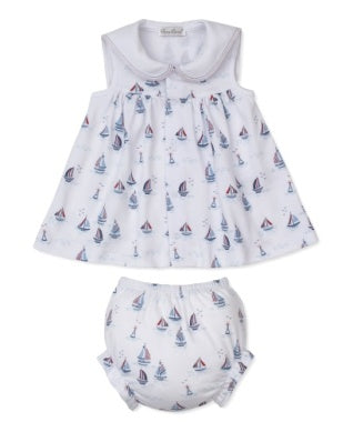 Red White and Blue Regatta Dress Set