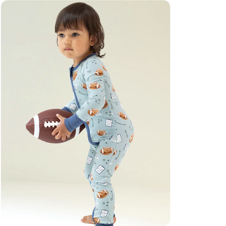 Touchdown Time Grey Mist Convertible Romper