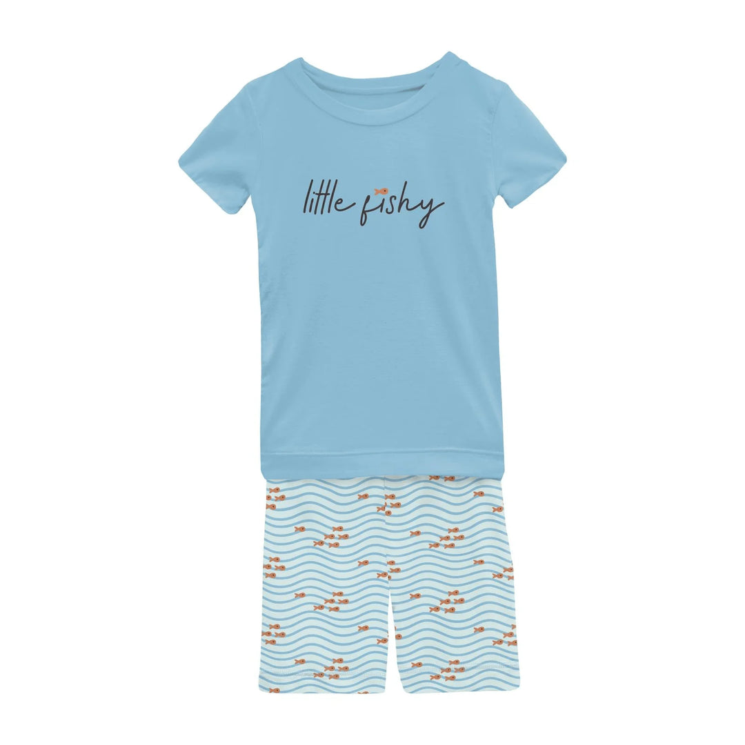 Bamboo Pajama Set - Fresh Air Little Fishy