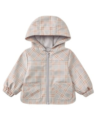 Rain Coat | Blue Plaid
