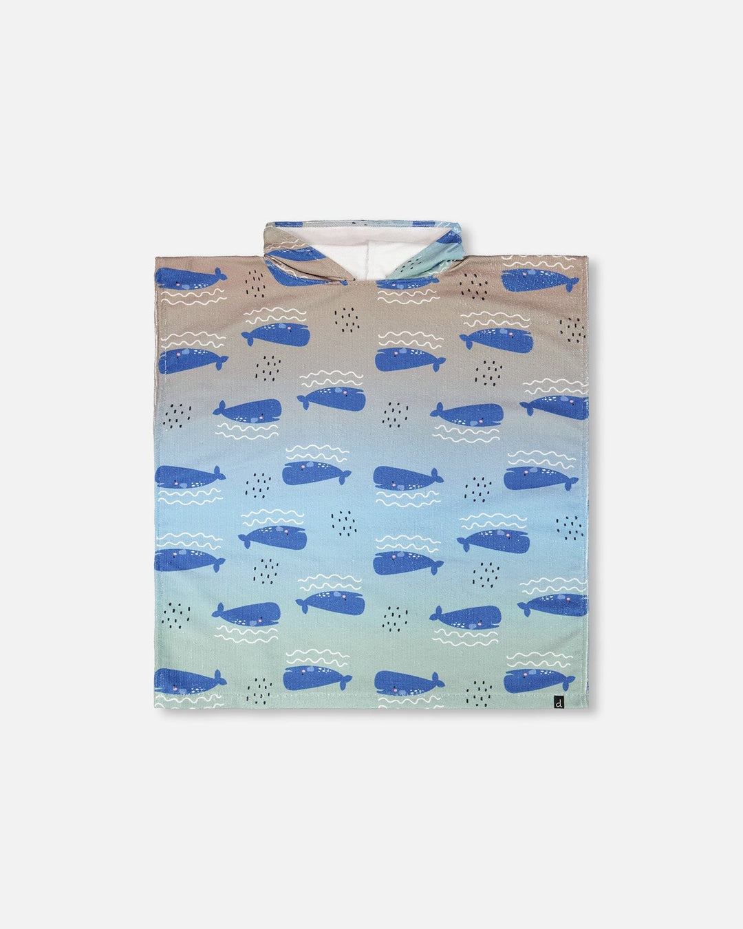 Hooded Beach Towel Whale