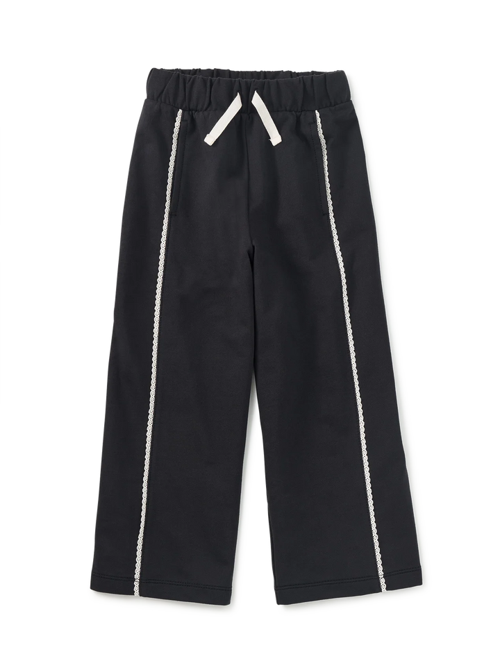 Lace Trim Track Pants