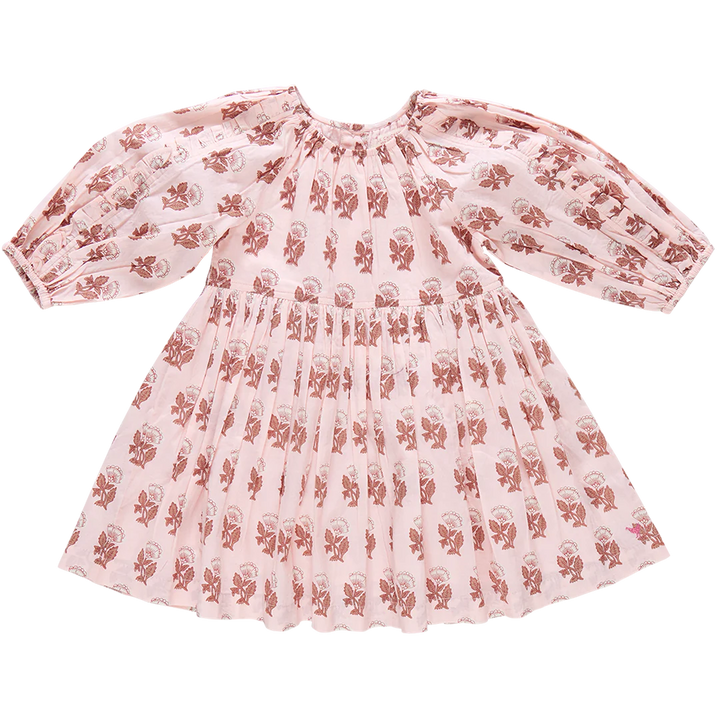 Pink Flower Drop Katya Dress