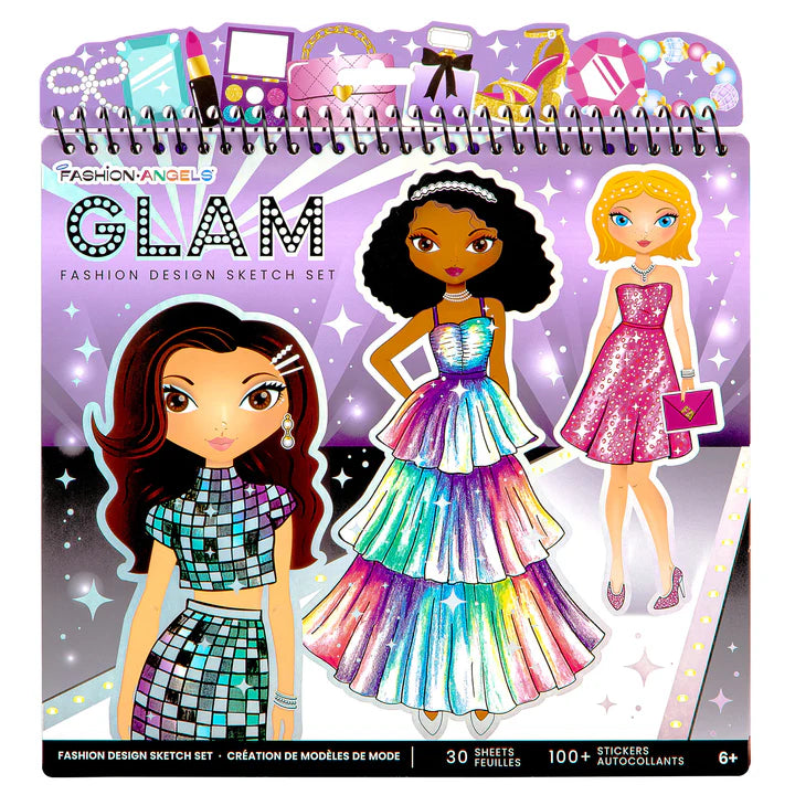 Glam Fashion Design Sketch Portfolio