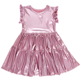 Load image into Gallery viewer, Light Pink Lame Polly Dress
