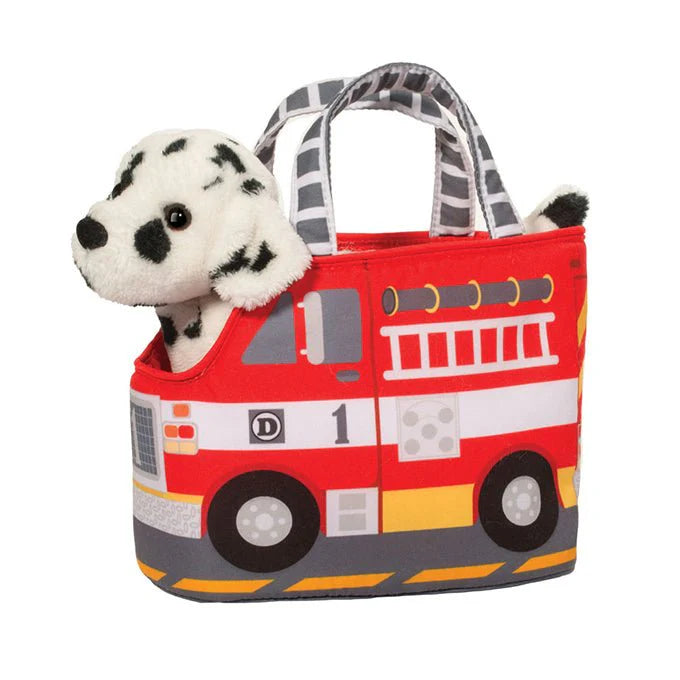 Fire Truck Sak w/Dalmation