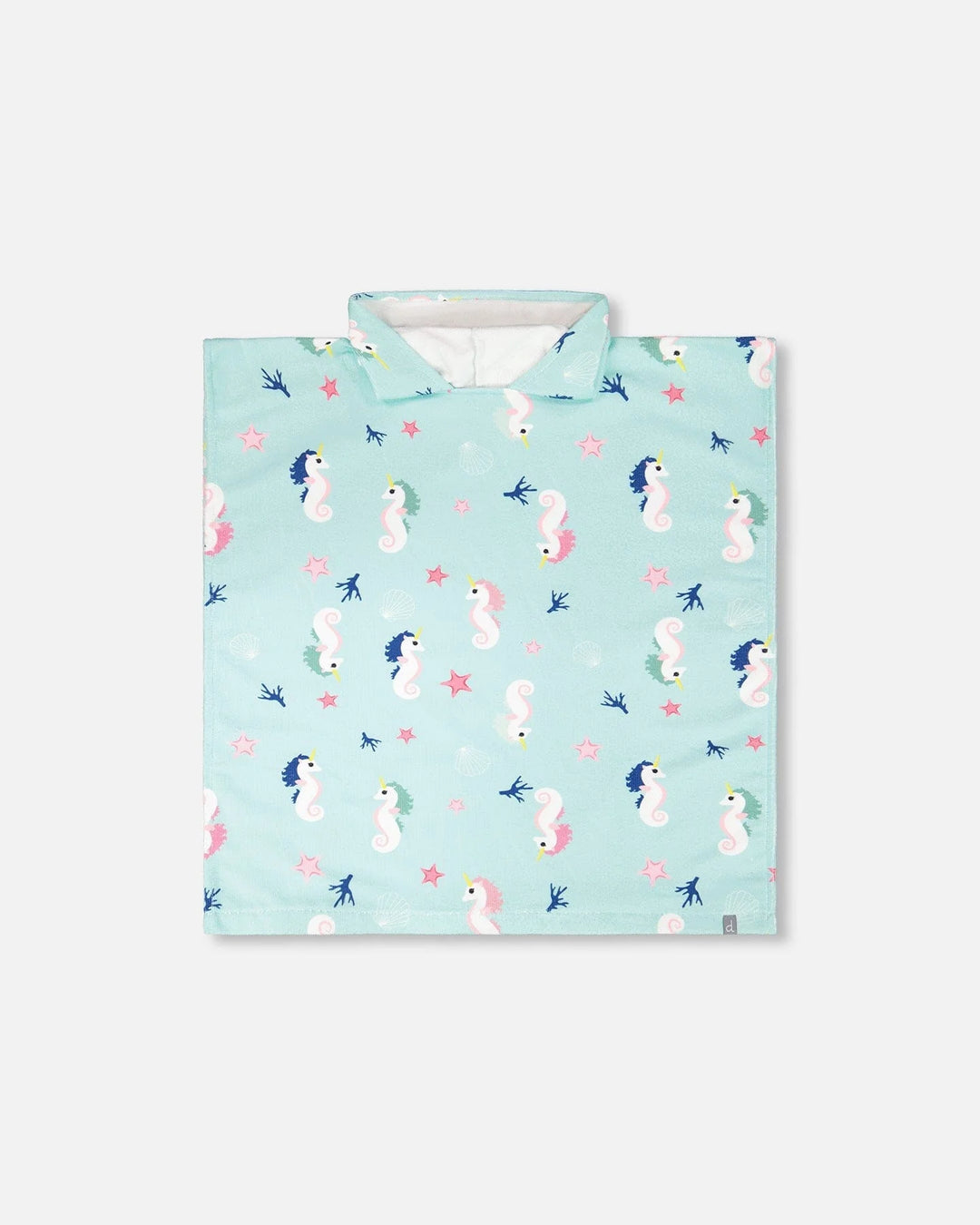 Hooded Beach Towel Seahorse