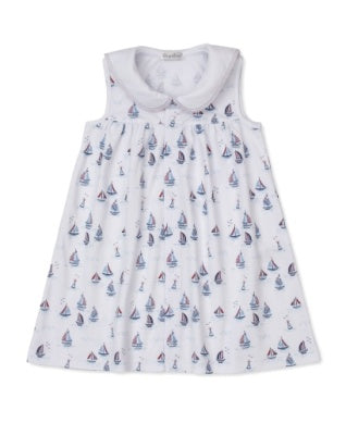 Red White and Blue Regatta Dress