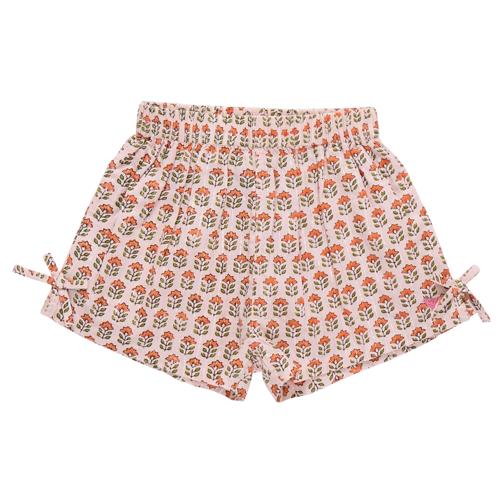Pink Prairie Block Print Jules Short