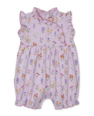Summer Wildflowers Sleeveless Printed Playsuit