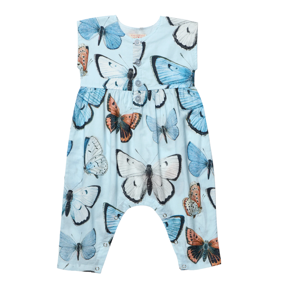 Alexandra Jumper Vintage Blue Butterflies