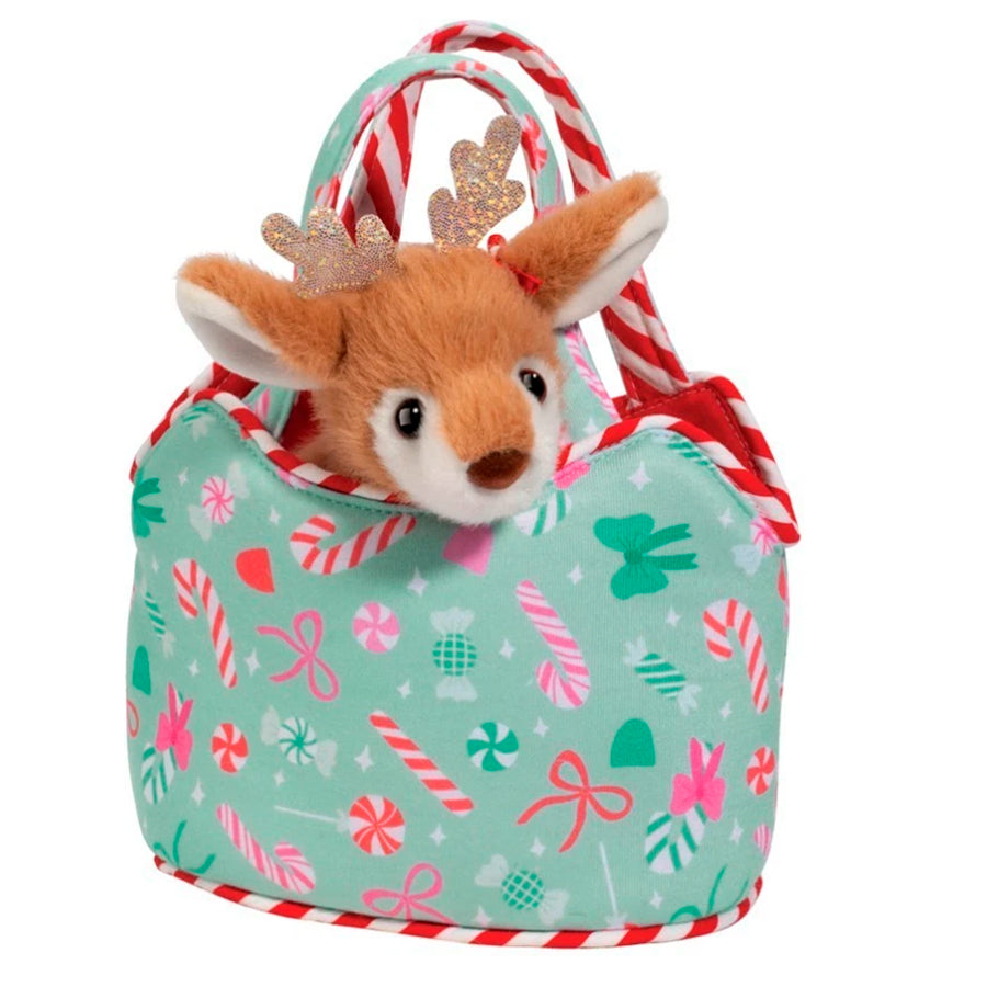 Cozy Christmas Sak with Reindeer
