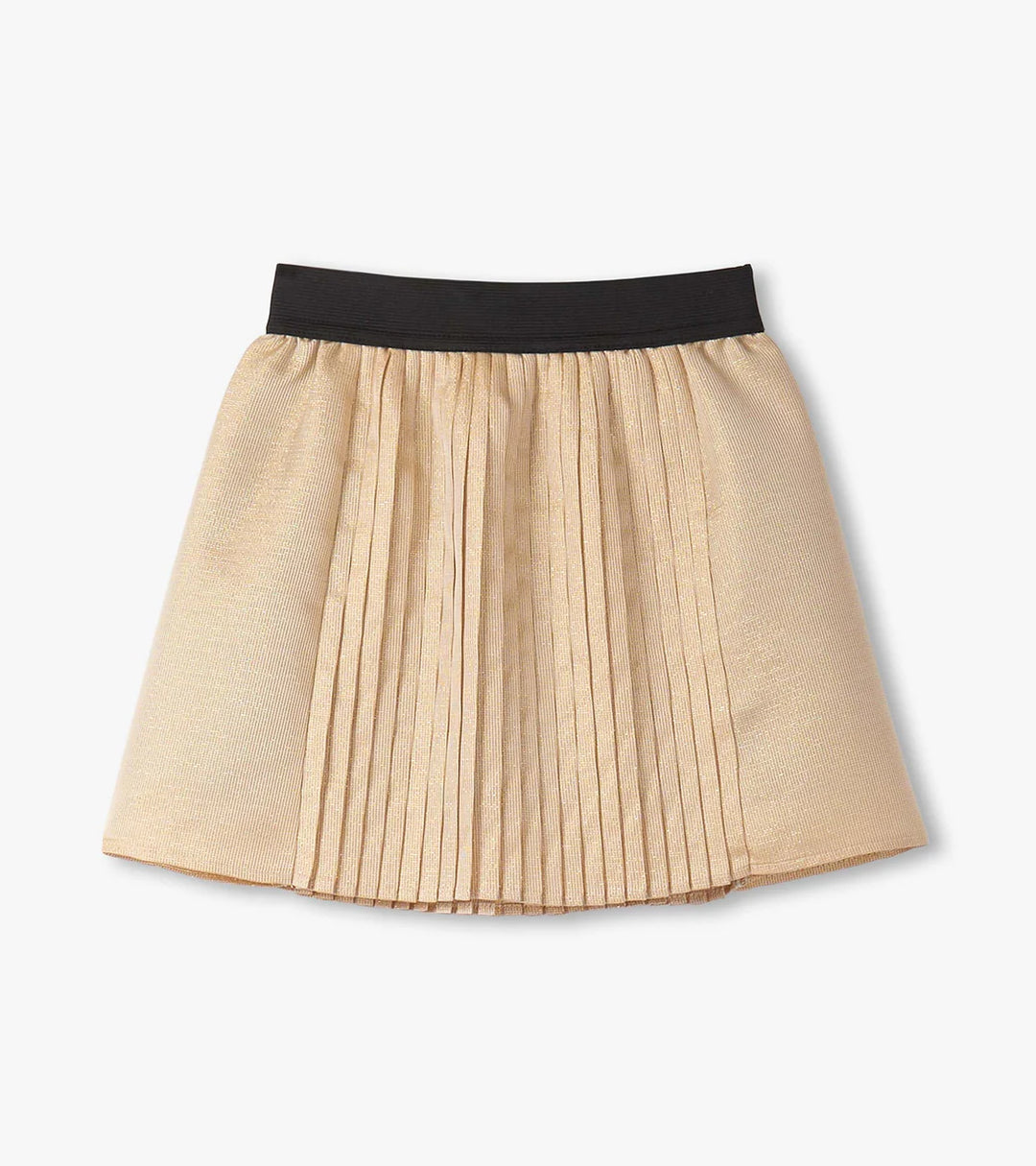 Gold Pleated Skirt