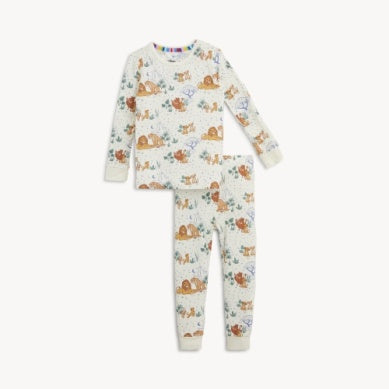 Lion King Modal L/s Long Pant Pj Set