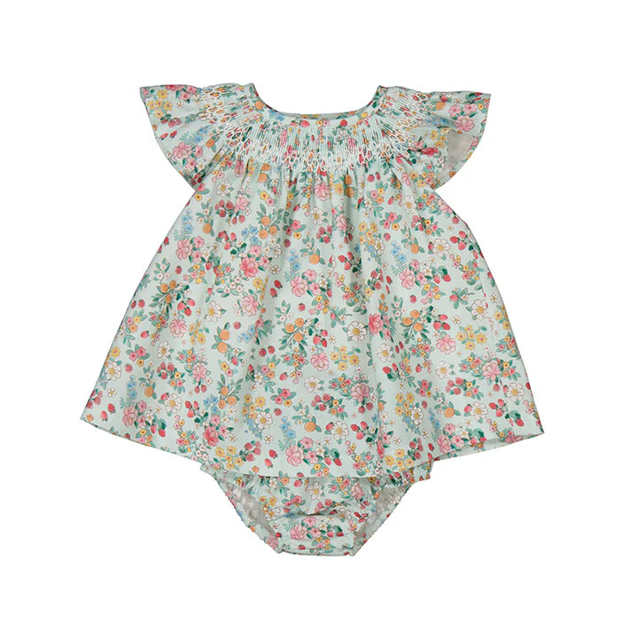 Floral Smocked Baby Dress