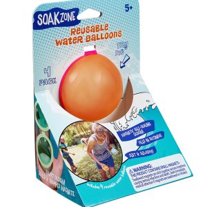 Soak Zone Reusable Water Balloon 4pk