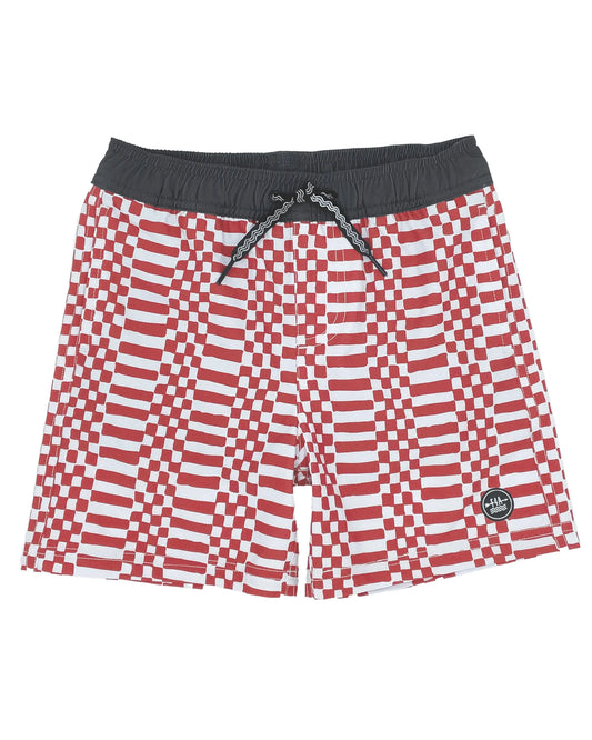 Double Check Volley Trunk in Chili Pepper