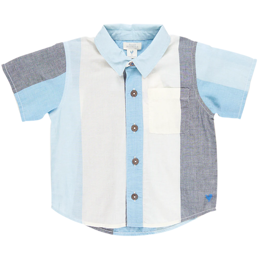 Ocean Stripe Baby Jack Shirt