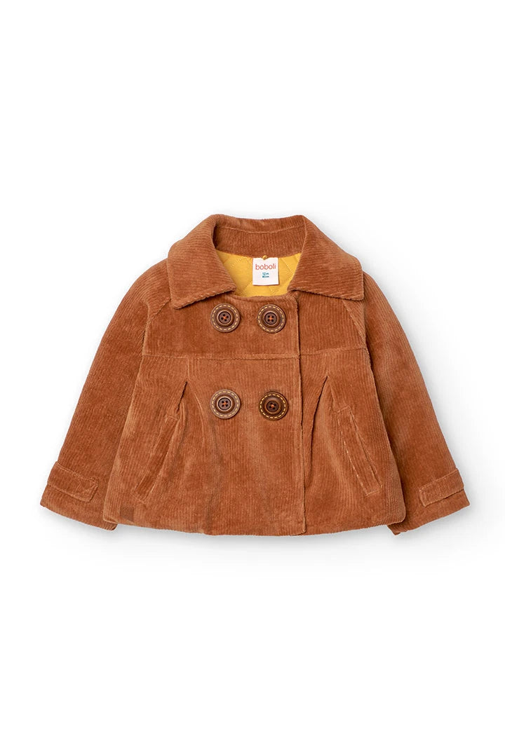 Corduroy Double Breasted Jacket