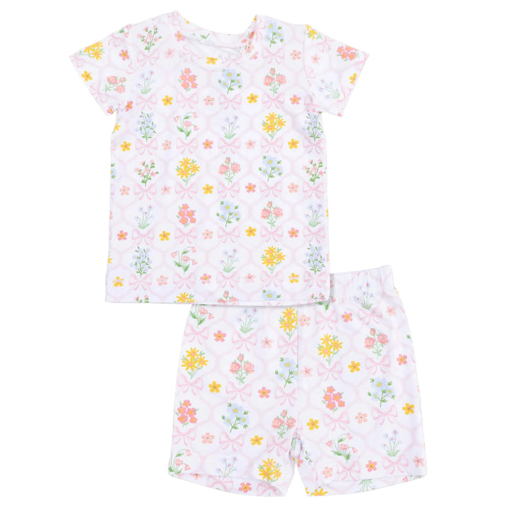 Spring Blooms Bow Trellis Loungewear Set